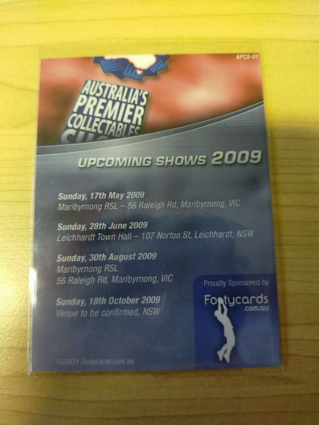 2009 Australia's Premier Collectables Show Football Card 117/300