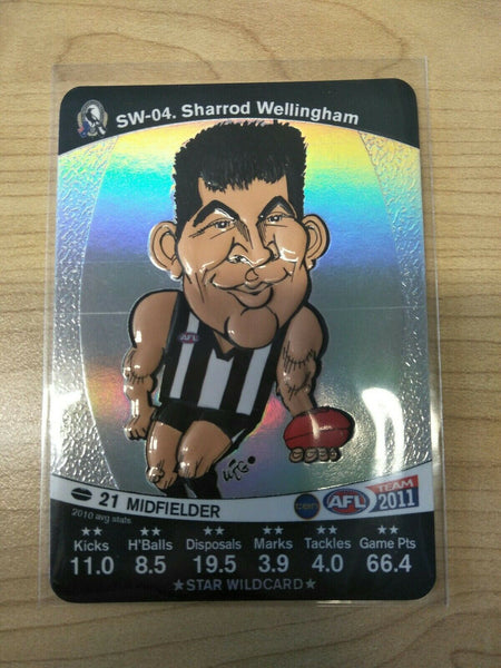 2011 Teamcoach Star Wildcard Sharrod Wellingham Collingwood SW-04