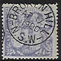 NSW Australian States SG 350 20/- cobalt-blue FU at Broken Hill