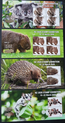 Australia 2020 New Zealand Stamp Exhibition set. Not sold there due to pandemic