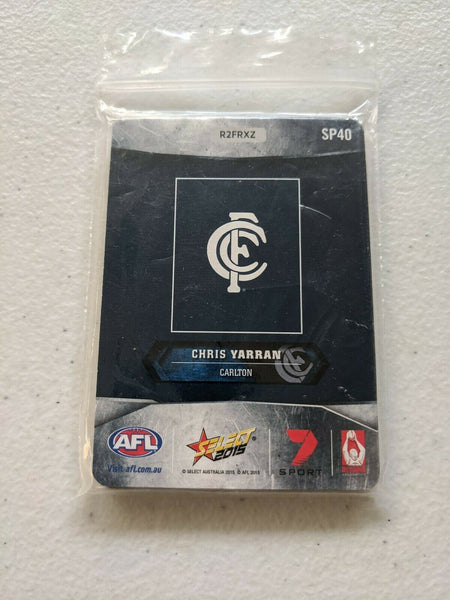 2015 Select Champions Trading Card Silver Foil Parallel Team Set Carlton Blues
