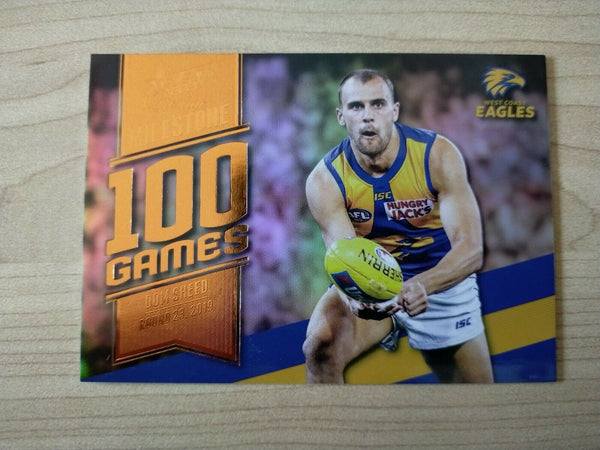 2020 Select Prestige Milestones Dom Sheed West Coast No. 065/200