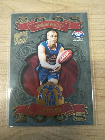 2009 Select Pinnacle Adam Cooney Western Bulldogs Brownlow Medal Card