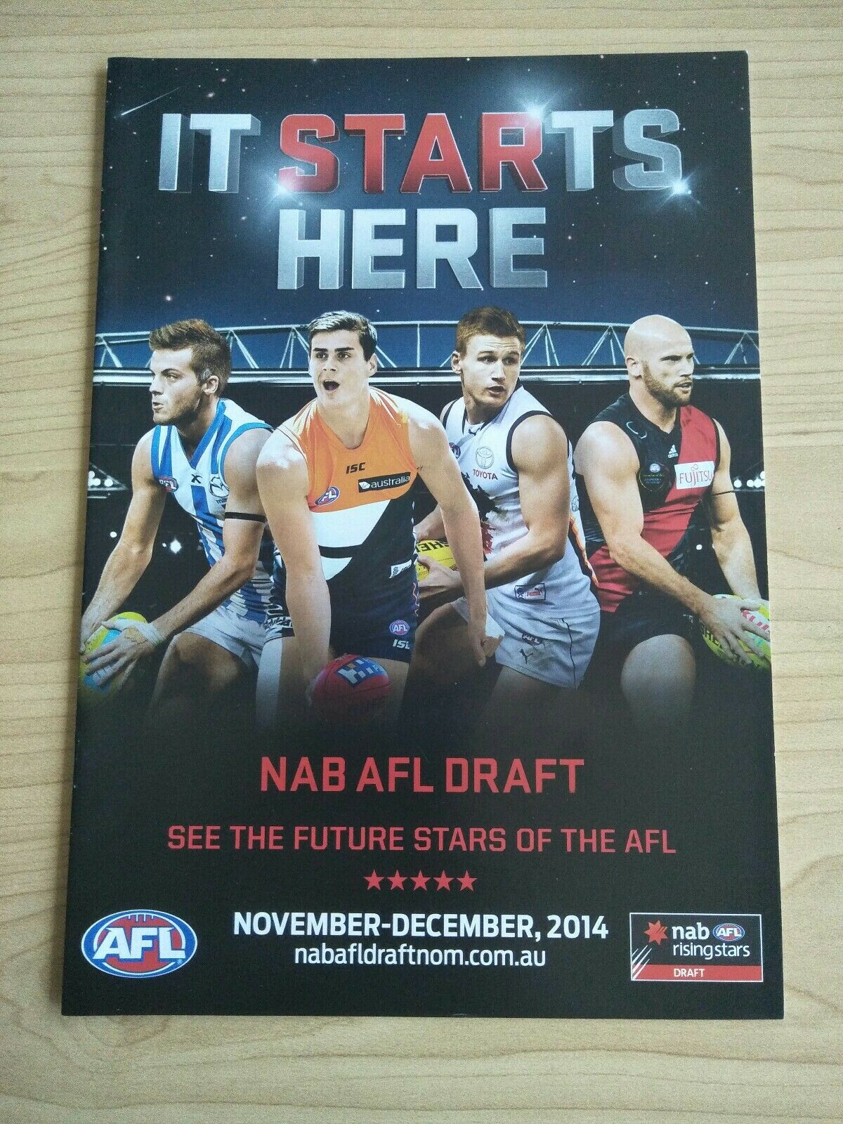 2014 Nov-Dec NAB AFL Draft Football Record
