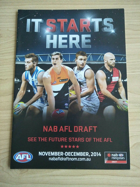 2014 Nov-Dec NAB AFL Draft Football Record
