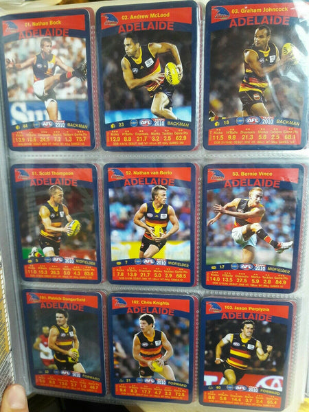 Complete 2010 Teamcoach Common Card Base Set