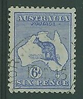 Australia SG 9w 6d ultramarine First Wmk inverted error Used