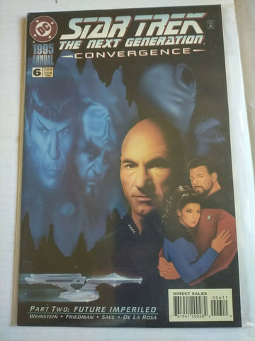 DC 6 1995 Star Trek The Next Generation Convergence Annual Comic