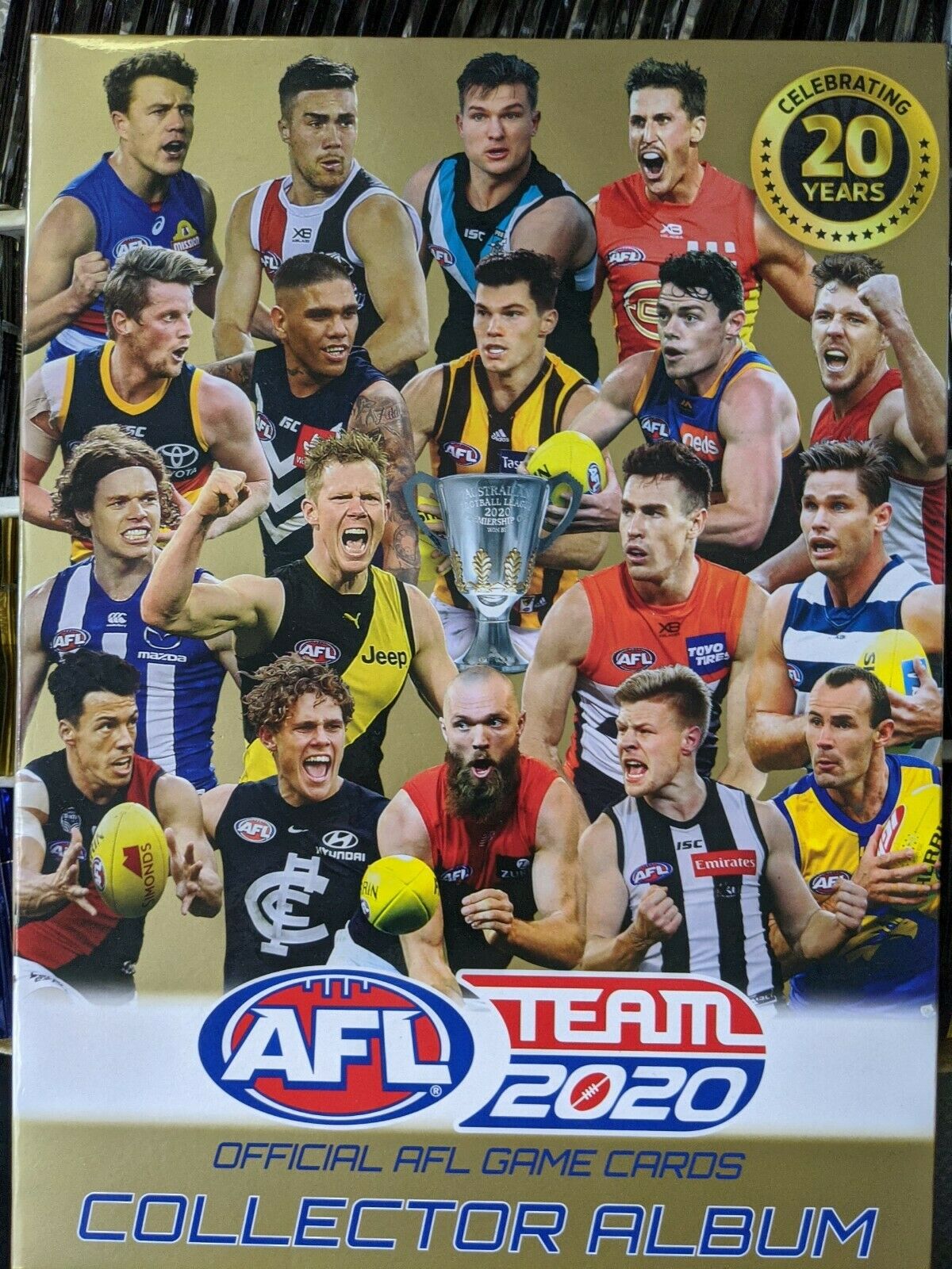 2020 AFL Teamcoach Prize Cards Complete Set 36 In Album