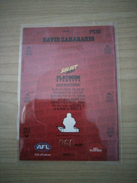 Select 2017 Platinum Standups David Zaharakis Essendon No. 60/375