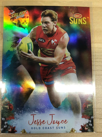 AFL 2018 Select Christmas Holofoil Card X95 - Gold Coast Suns, Jesse Joyce