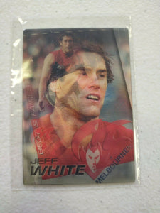 2005 Herald Sun 2D Best & Fairest Card Jeff White Melbourne