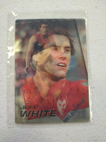 2005 Herald Sun 2D Best & Fairest Card Jeff White Melbourne