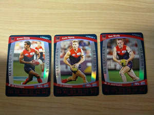 2011 Teamcoach Prize Cards Team Set ERROR CARDS NOT EMBOSSED Melbourne