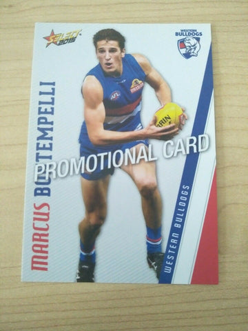 2015 Select AFL Promotional Card Marcus Bontempelli Western Bulldogs
