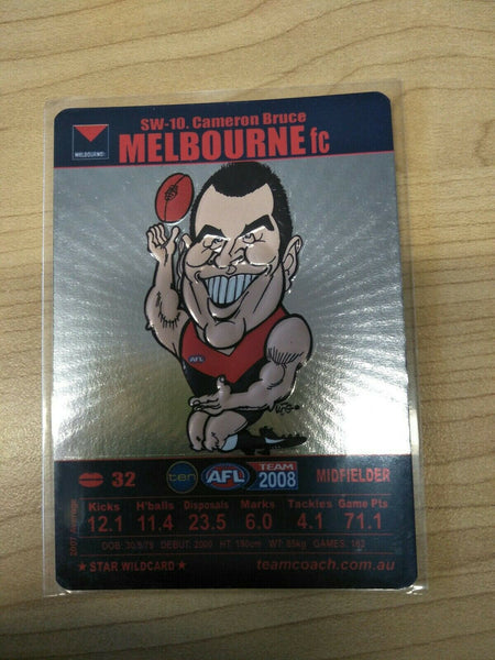 2008 Teamcoach Star Wildcard Cameron Bruce Melbourne SW-10