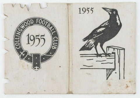 VFL 1955 Collingwood Football Club Season Members Ticket No. 9419