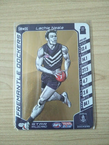 2016 AFL Teamcoach Star Wildcard Lachie Neale Fremantle SW-06