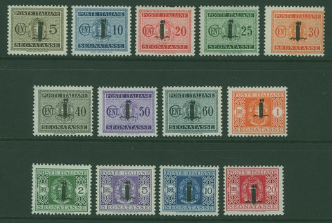 Italy SG D89-101  1944 Postage Due set of 13 MLH