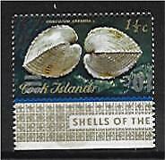 Cook Islands SG 647a Error 1979 10c on 1½c Cockle shell surcharge inverted