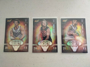 2020 Select Footy Stars Contested Beast Fremantle Team Set Of 3 Cards