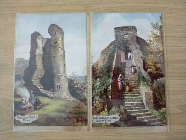 England Vintage Postcard Tuck's Post Card English Castles Set of 6