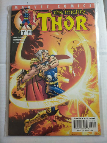 Marvel 2001 The Mighty Thor Comic #40 Direct Edition
