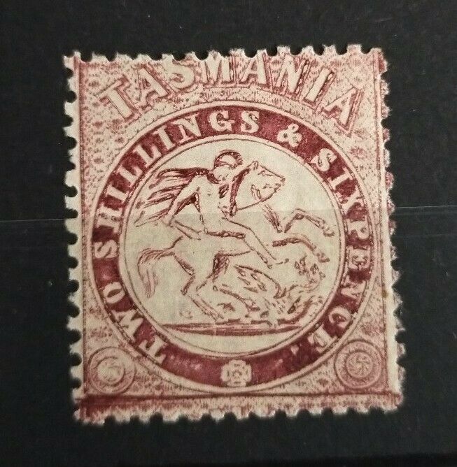 Tasmania Australian States SG F30 2/6 St George & Dragon scouts postal fiscal M