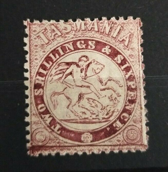 Tasmania Australian States SG F30 2/6 St George & Dragon scouts postal fiscal M