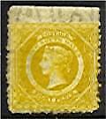 NSW Australian States SG 236c ERROR 8d yellow p10 diadem Imperf at the top Mint
