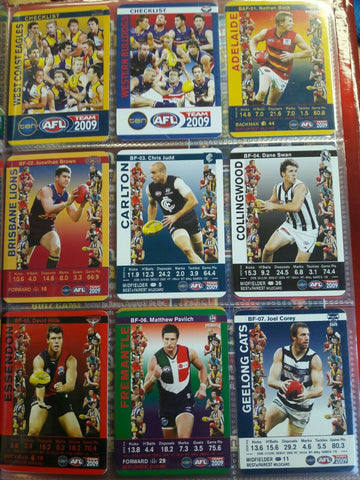 Complete 2009 Base Best And Fairest Set
