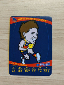 2011 Teamcoach Magic Wildcard Printing Error Patrick Dangerfield Rare