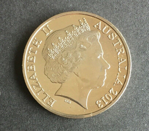 Australia 2013 20c Twenty Cents Coloured Platypus coin. Uncirculated