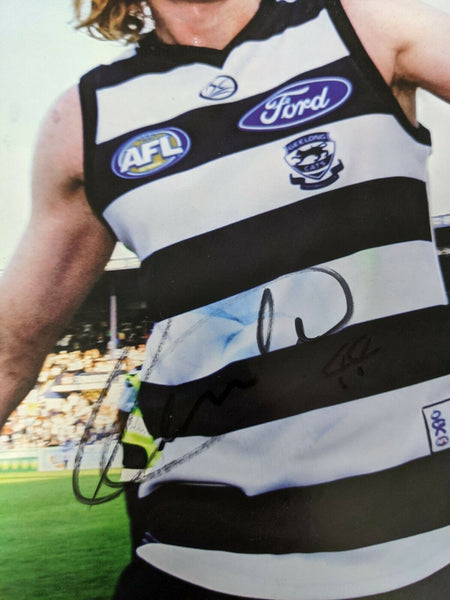AFL Football Picture Cameron Ling Hand Signed Geelong