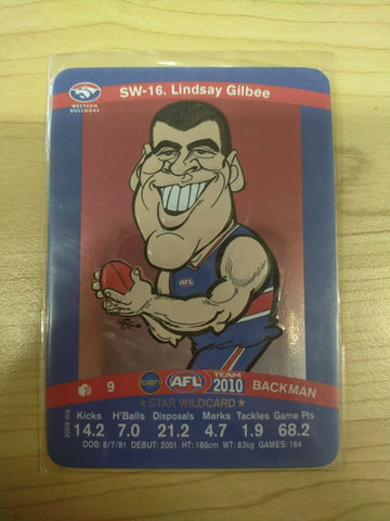 2010 Teamcoach Star Wildcard Lindsay Gilbee Western Bulldogs SW-16