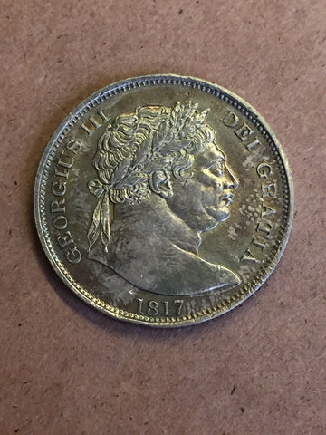 Great Britain 1817 George III 2/6 Half Crown aUnc S3788