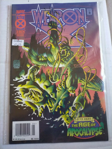 Marvel 3 May 1995 Weapon X Comic X-Men Deluxe
