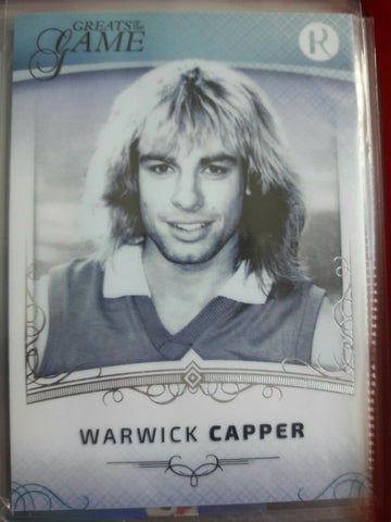 Warwick Capper Greats Of The Game Card