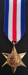 WWII France and Germany Star Replica Medal