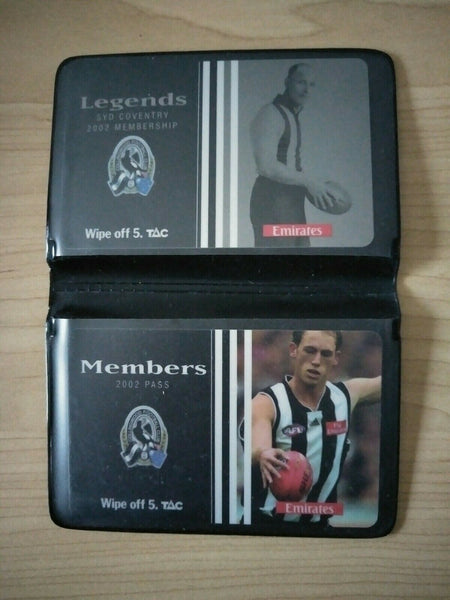 2002 Collingwood Legends Adult Membership And Social Membership Pass