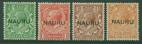 Nauru on Great Britain Australian Territory KGV SG 13/16 Set of 4 mint unhinged