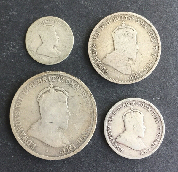 Australia 1910 Pre Decimal 4 Coin Set  IDEAL GIFT