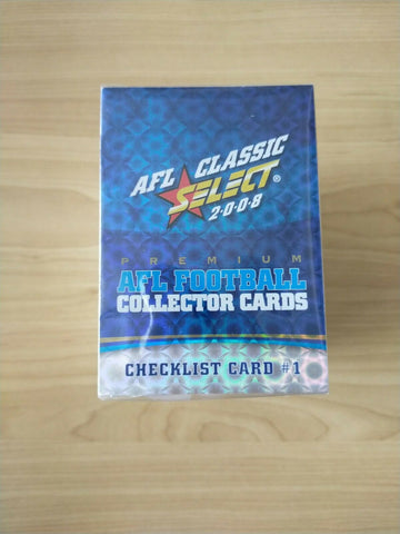 2008 Select AFL Classic Holofoil Parallel Complete Set Of 185 Cards