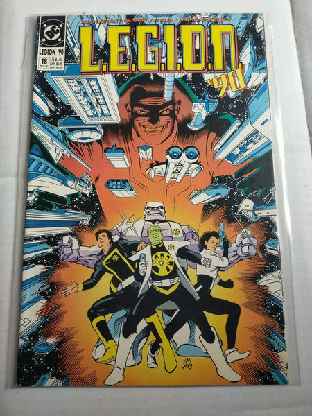 DC 1990 August #18 L.E.G.I.O.N '90 Comic