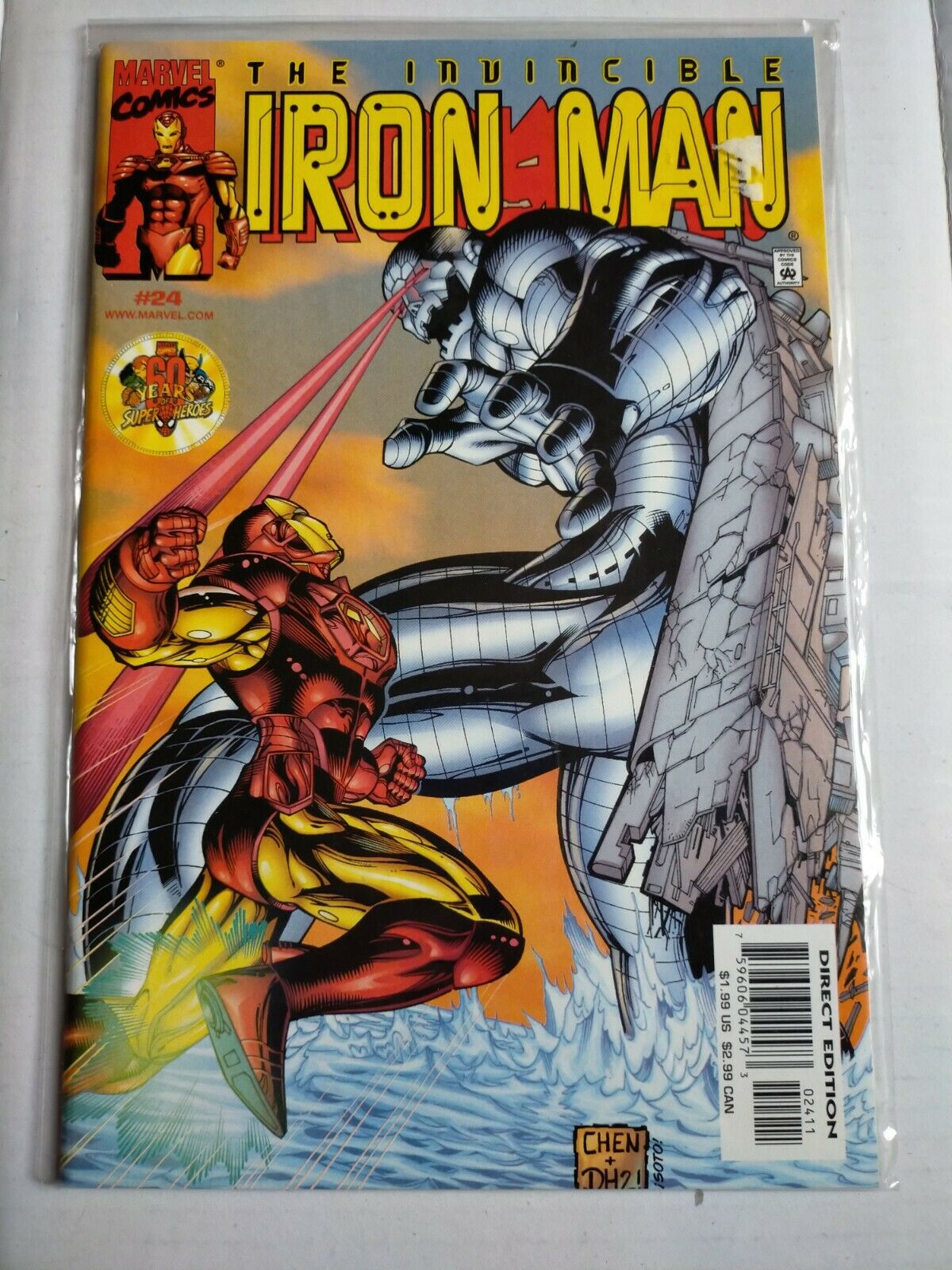 Marvel Comic Book The Invincible Iron Man No.24