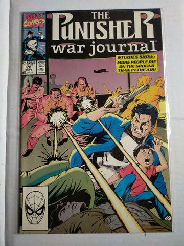 Marvel Comic Book The Punisher War Journal No.22 Sept 1990