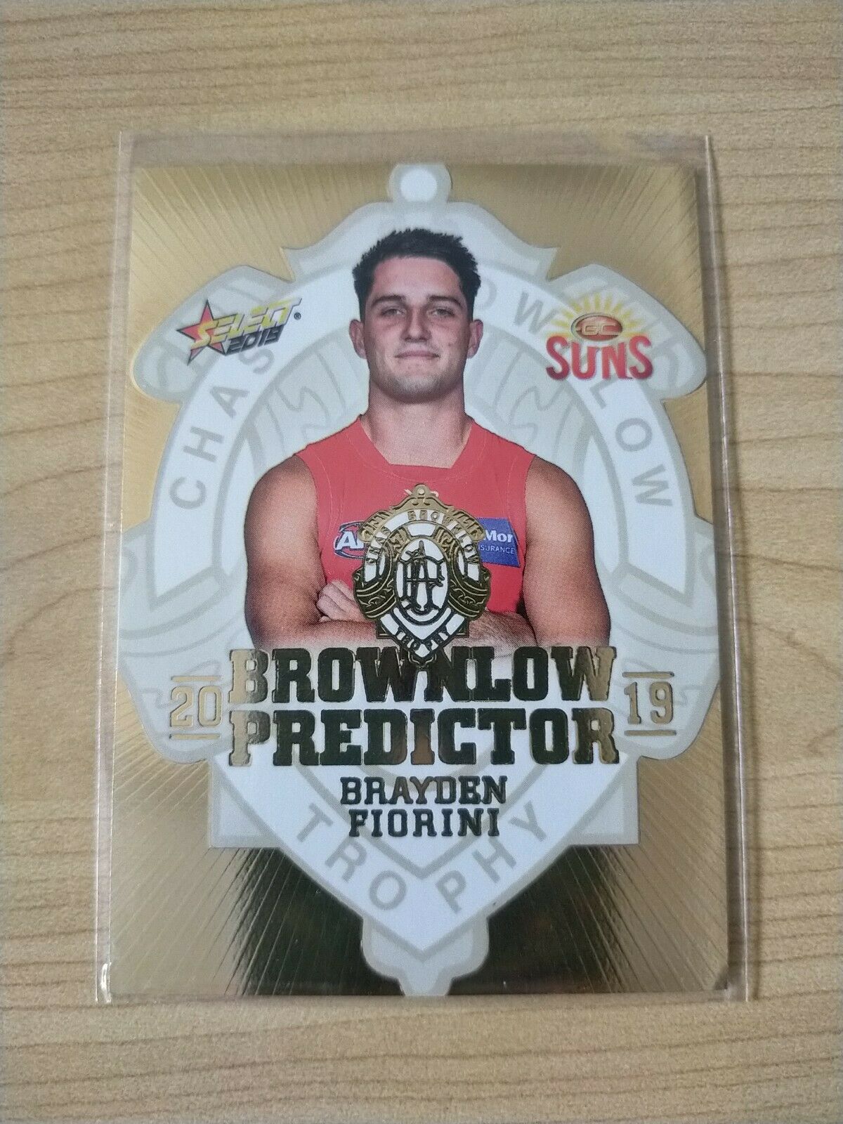 2019 Select Gold Brownlow Predictor Brayden Fiorini GC Suns