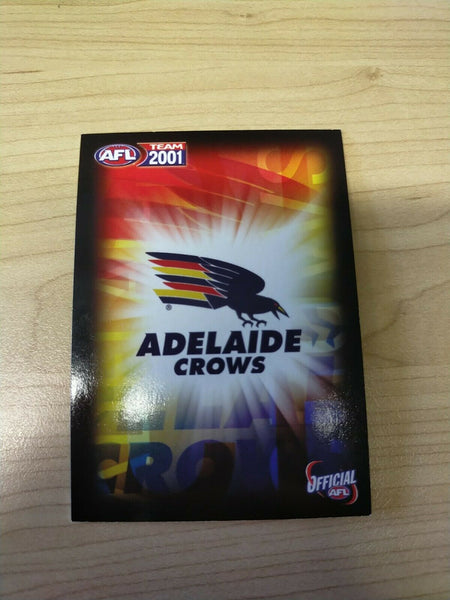 2001 Teamcoach Gold Prize Card Adelaide 285 Matthew Clarke