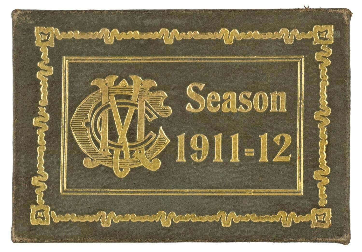 Cricket 1911-12 MCC Melbourne Cricket Club Complimentary Season Ticket