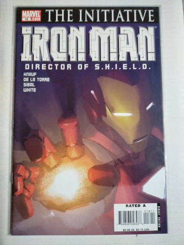 Marvel Comic Book The Initiative Iron Man Director Of S.H.I.E.L.D No.18